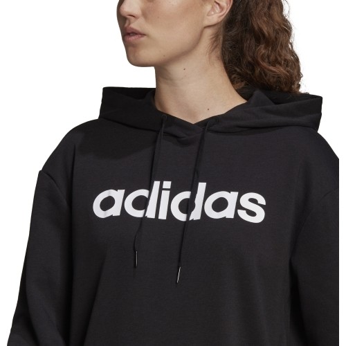 Bluza damska Adidas W Lin Ov Hoodie Black GL0765