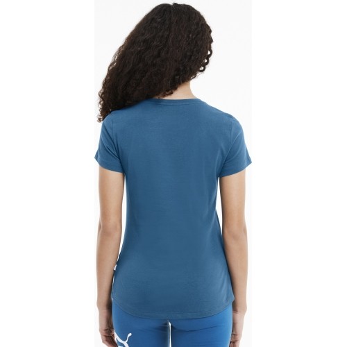 Damska bluzka Puma Ess Logo Tee, niebieska