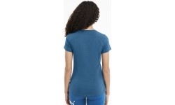 Damska bluzka Puma Ess Logo Tee, niebieska
