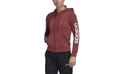 Bluza damska Adidas W E Lin FZ HD, bordowa GD2966