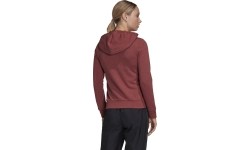 Bluza damska Adidas W E Lin FZ HD, bordowa GD2966