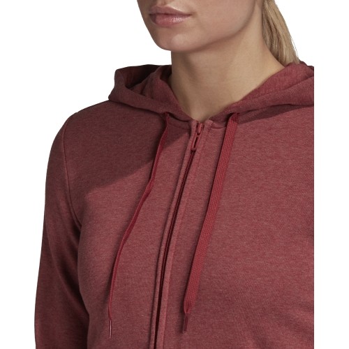 Bluza damska Adidas W E Lin FZ HD, bordowa GD2966