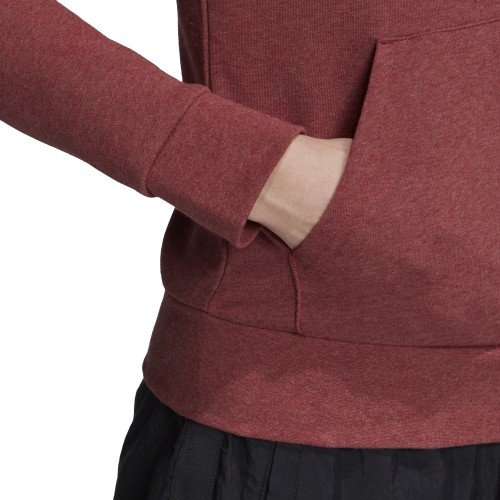 Bluza damska Adidas W E Lin FZ HD, bordowa GD2966