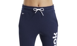 Spodnie damskie Reebok TE Linear Logo FT niebieskie FU2259
