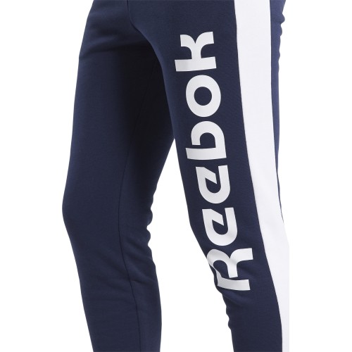 Spodnie damskie Reebok TE Linear Logo FT niebieskie FU2259