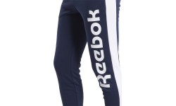 Spodnie damskie Reebok TE Linear Logo FT niebieskie FU2259