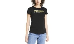 Puma Palaidinė Moterims Rebel Graphic Tee Black