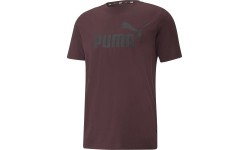 Puma Ess Logo Tee koszulka męska, bordowa