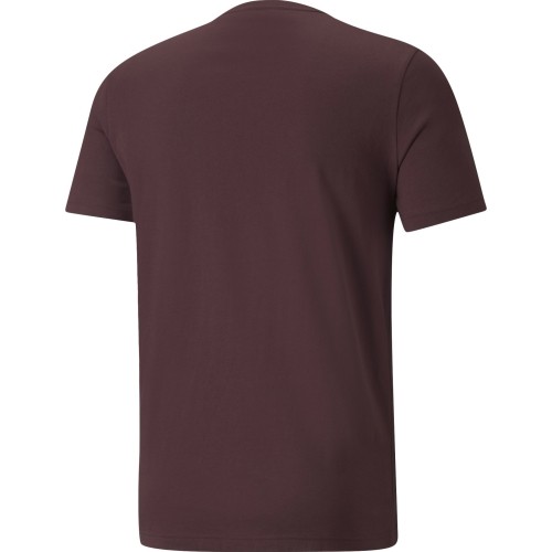 Puma Ess Logo Tee koszulka męska, bordowa