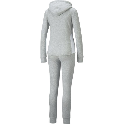 Puma Sportinis Kostiumas Moterims Classic Hooded Grey 847129 04