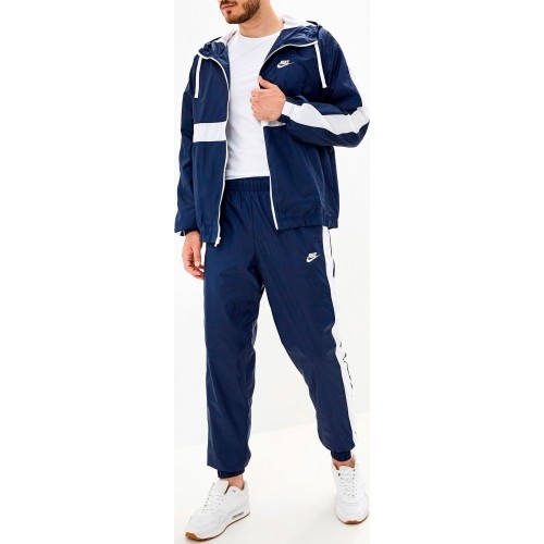 Dres męski Nike M NSW SCE Trk Suit HD Wvn Blue