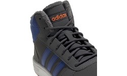 Buty chłopięce Adidas Hoops Mid 2.0 K szare FW4278