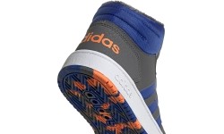 Buty chłopięce Adidas Hoops Mid 2.0 K szare FW4278