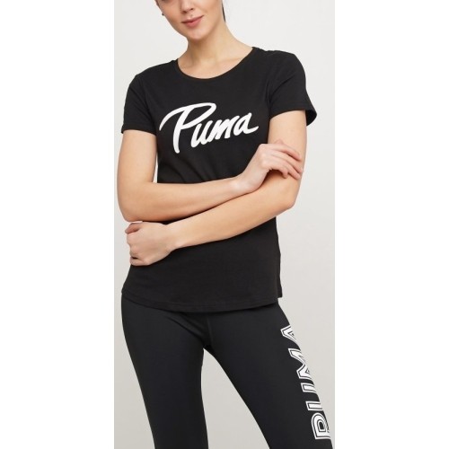 Puma Palaidinė Athletics Tee Black