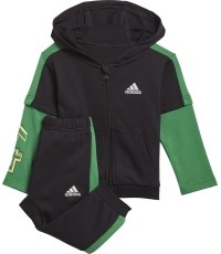 Dres dziecięcy Adidas I Bold 49 Set czarno-zielony GM8945