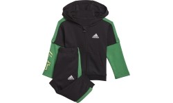 Dres dziecięcy Adidas I Bold 49 Set czarno-zielony GM8945