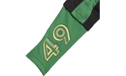 Dres dziecięcy Adidas I Bold 49 Set czarno-zielony GM8945