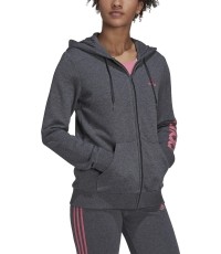 Bluza damska Adidas W Lin FT FZ Hoodie szara H07750