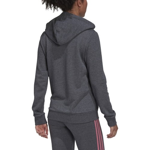 Bluza damska Adidas W Lin FT FZ Hoodie szara H07750