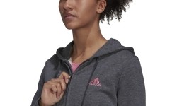 Adidas Džemperis Moterims W Lin Ft Fz Hoodie Grey