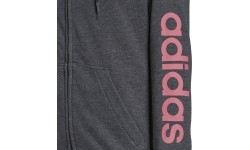 Adidas Džemperis Moterims W Lin Ft Fz Hoodie Grey