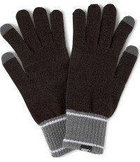 Rękawiczki Puma Knit Gloves Black Grey 041772 01