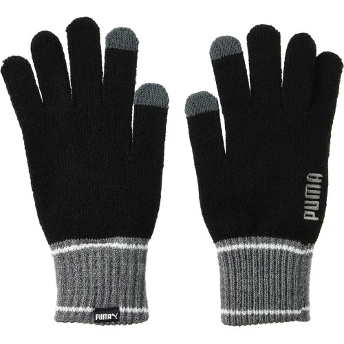 Rękawiczki Puma Knit Gloves Black Grey 041772 01