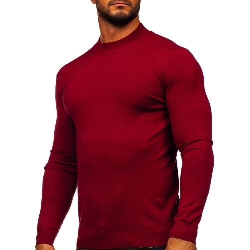 New Boy Megztinis Vyrams Bordeaux MMB603-7