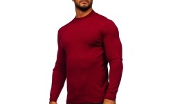 New Boy Megztinis Vyrams Bordeaux MMB603-7