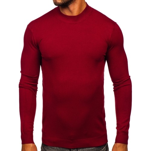 New Boy Megztinis Vyrams Bordeaux MMB603-7