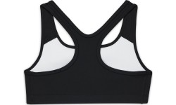 Stanik sportowy dla dziewcząt Nike Swoosh G Nk Swoosh Bra Black DA1030 010