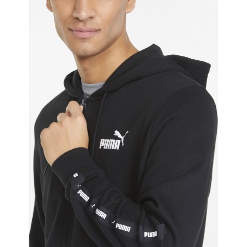 Puma Džemperis Vyrams Ess+ Tape Full-Zip Black 848768 01