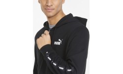 Puma Džemperis Vyrams Ess+ Tape Full-Zip Black 848768 01