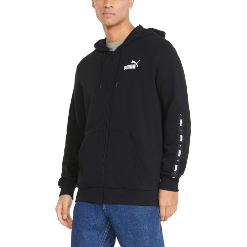 Puma Džemperis Vyrams Ess+ Tape Full-Zip Black 848768 01