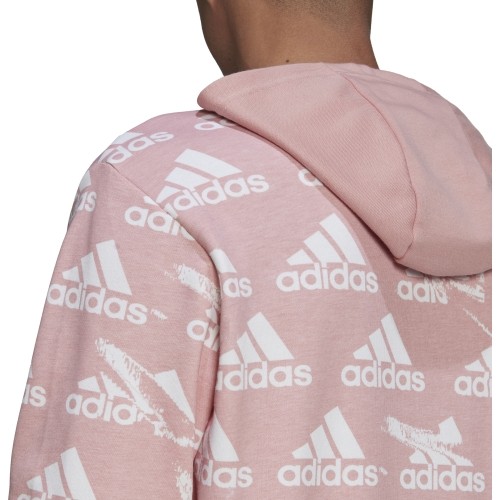 Adidas Džemperis Vyrams M Bl Hoodie Pink HE1783