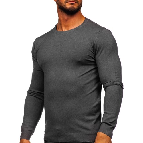 New Boy sweter męski szary MMB602-3