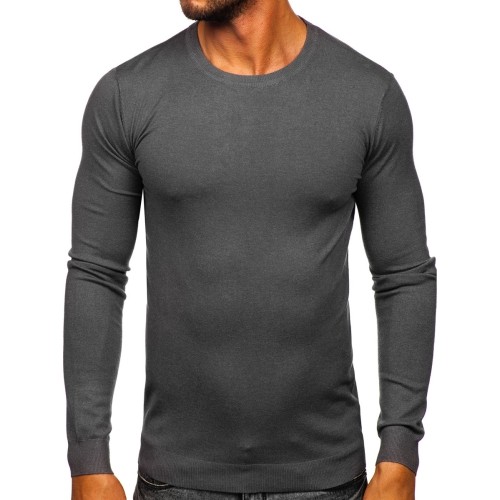 New Boy sweter męski szary MMB602-3