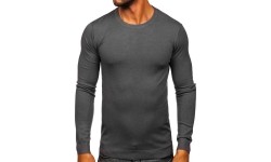 New Boy sweter męski szary MMB602-3