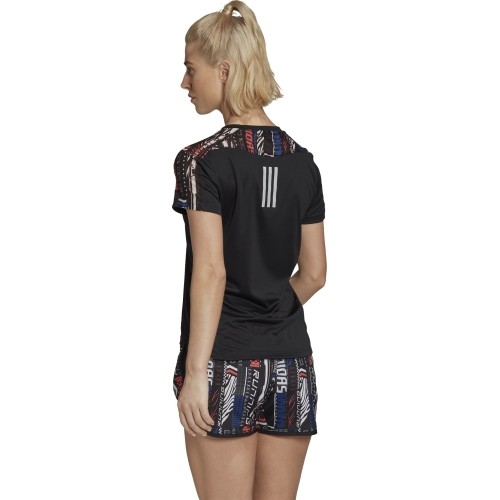 Adidas Own The Run Tee koszulka damska, czarna FS9818