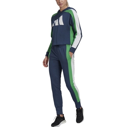 Dres damski Adidas W TS Big Logo, niebieski GL9480