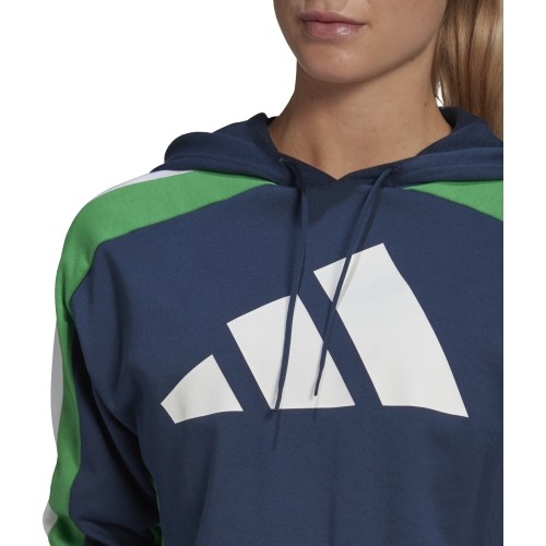 Dres damski Adidas W TS Big Logo, niebieski GL9480