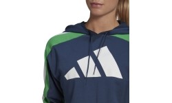 Dres damski Adidas W TS Big Logo, niebieski GL9480
