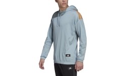 Adidas M Trvl 3S Hoodie bluza męska, niebieska HE2269