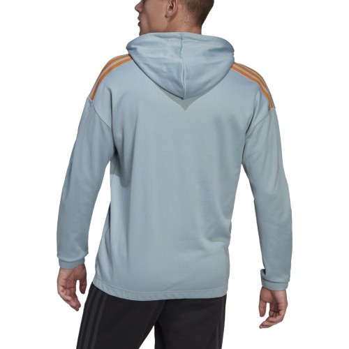 Adidas M Trvl 3S Hoodie bluza męska, niebieska HE2269