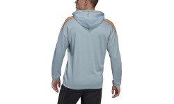 Adidas M Trvl 3S Hoodie bluza męska, niebieska HE2269