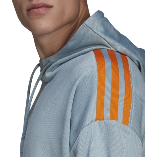 Adidas M Trvl 3S Hoodie bluza męska, niebieska HE2269