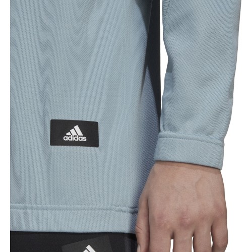 Adidas M Trvl 3S Hoodie bluza męska, niebieska HE2269