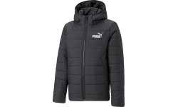 Kurtka młodzieżowa Puma Ess Hooded Padded czarna 670559 01