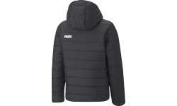 Kurtka młodzieżowa Puma Ess Hooded Padded czarna 670559 01