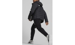 Kurtka młodzieżowa Puma Ess Hooded Padded czarna 670559 01